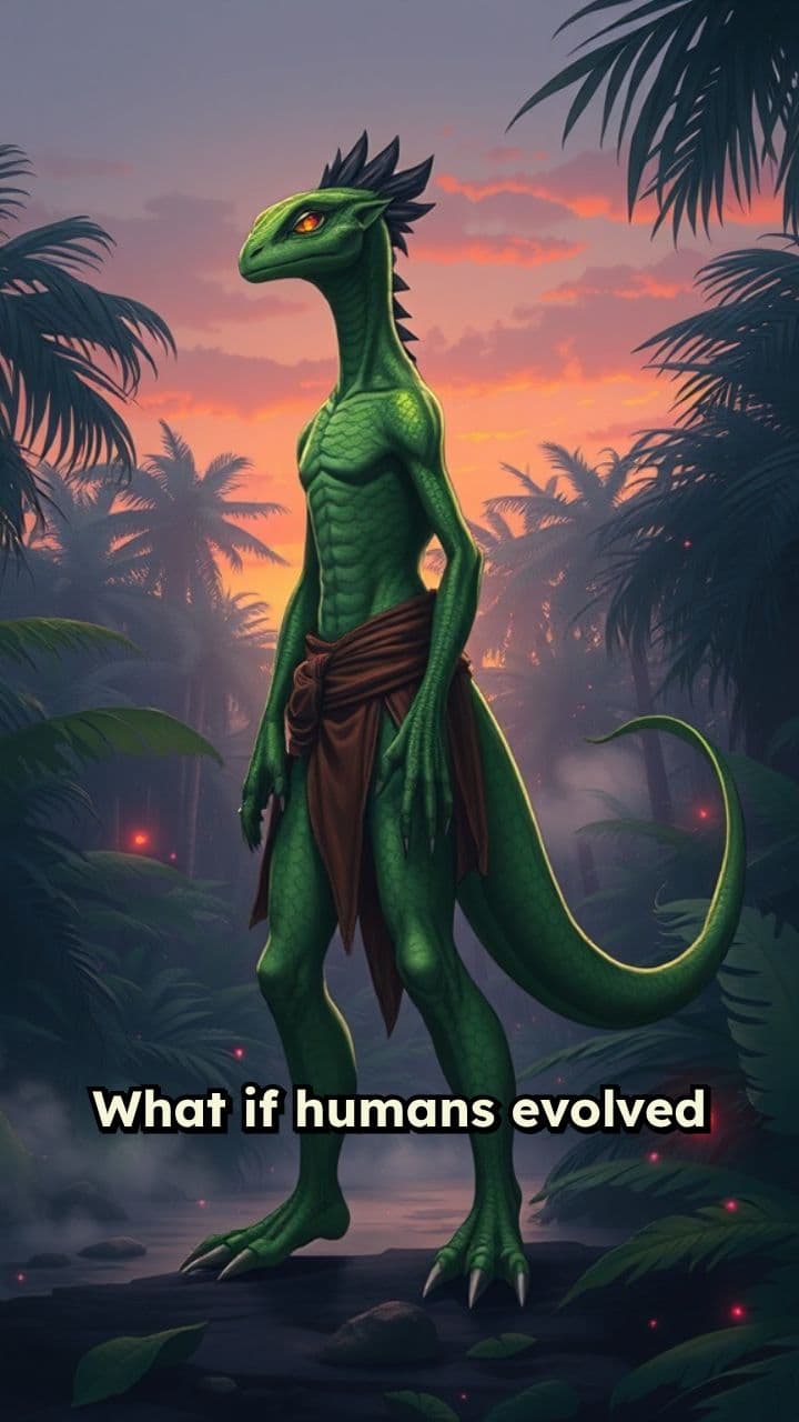 Humans Evolving from Dinosaurs