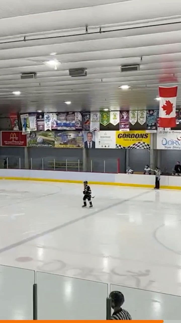 Puck Shot from the Blue Line