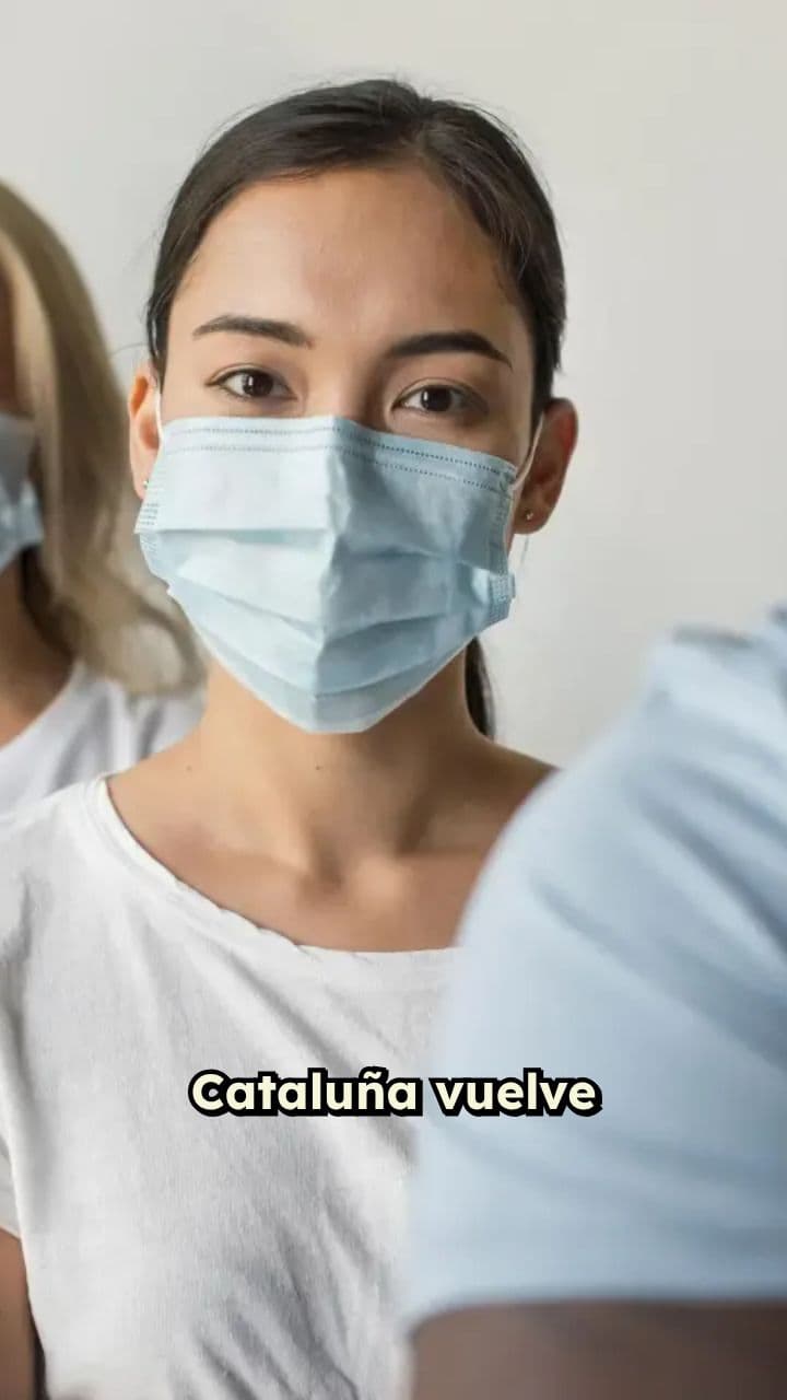 Cataluña reimplanta el uso obligatorio de mascarillas