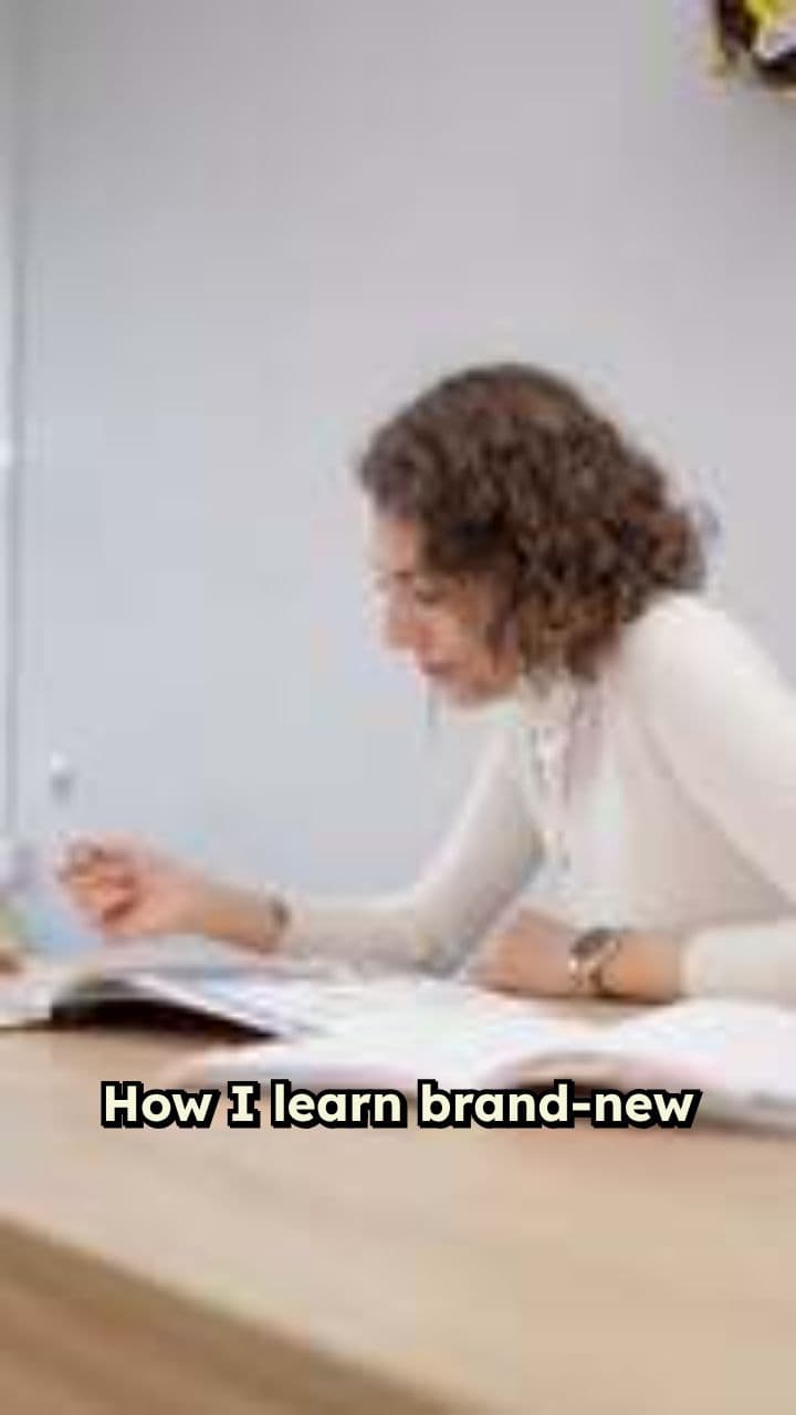 How I Learn New Topics Fast