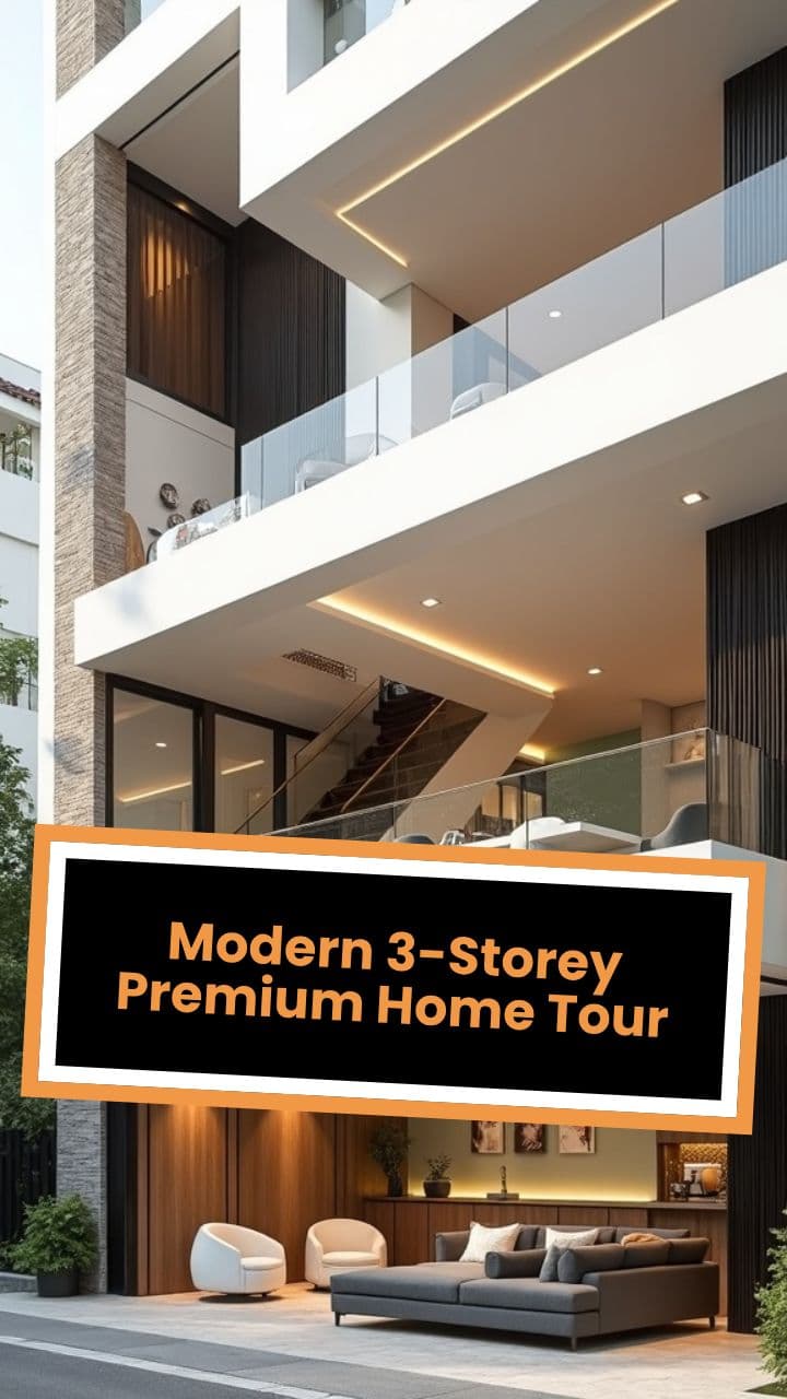 Modern 3-Storey Premium Home Tour