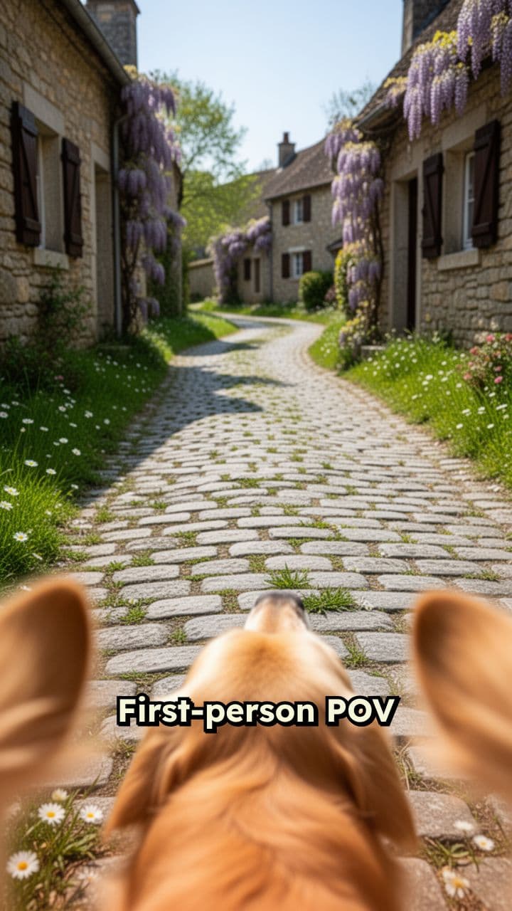 Dog’s POV Village Run Vlog