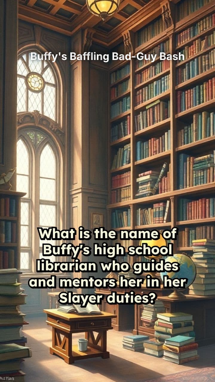 Buffy's Baffling Bad-Guy Bash