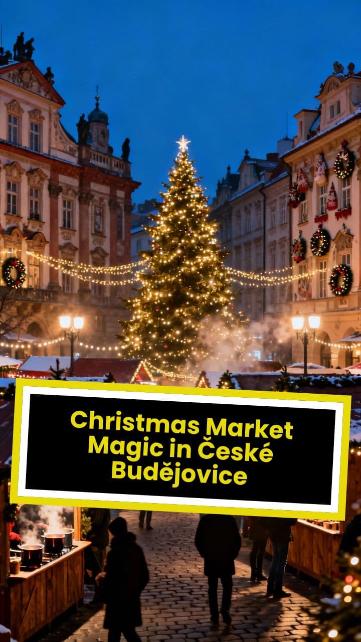 Christmas Market Magic in České Budějovice