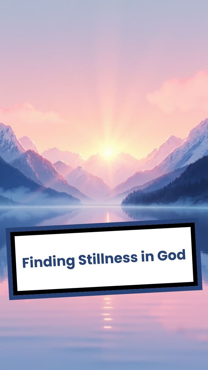 Finding Stillness in God