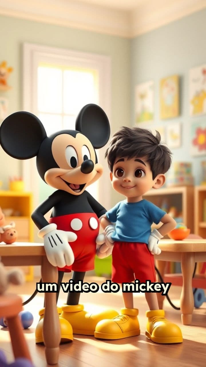 Mickey Mouse e Murilo na Sopinha