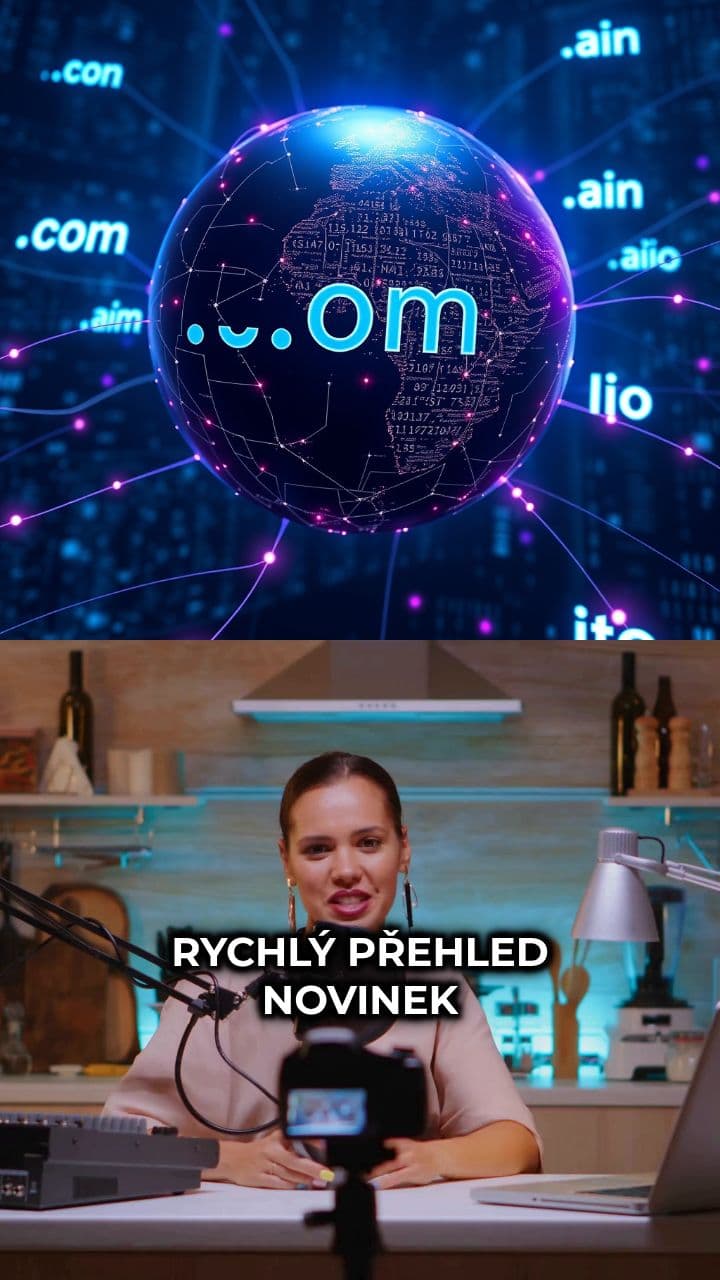Novinky ze světa domén a AI