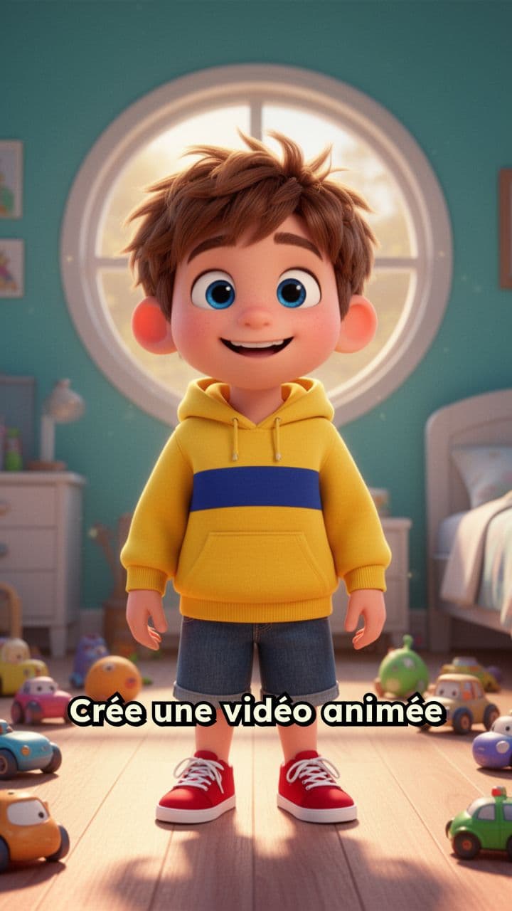 Cartoon TikTok Joyeux et Coloré