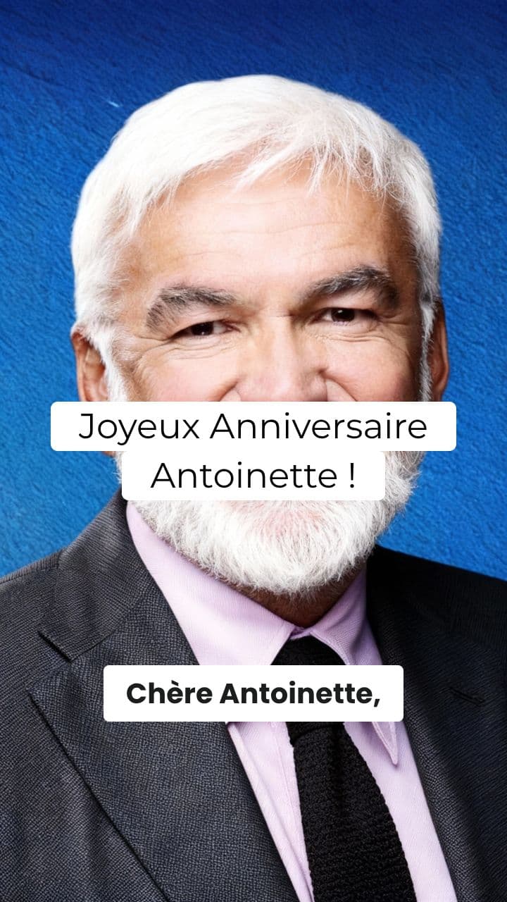 Joyeux Anniversaire Antoinette