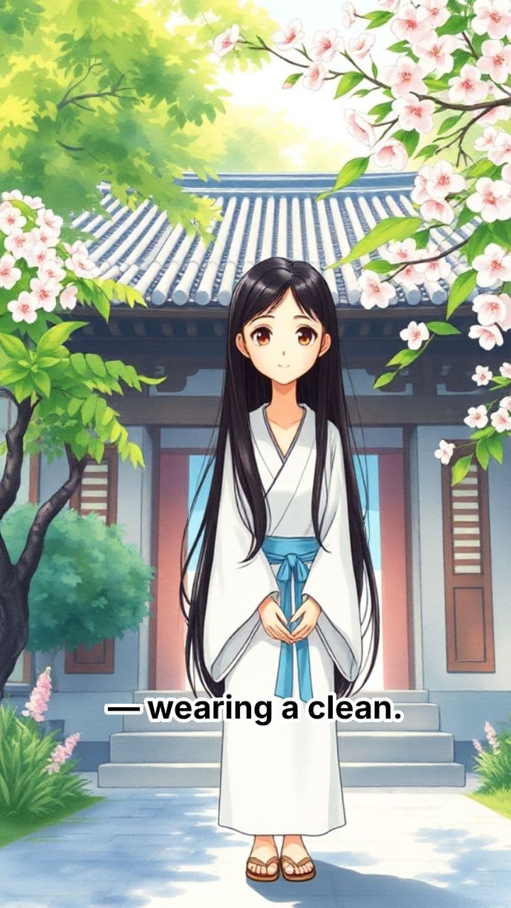 Elegant Attire in White and Blue