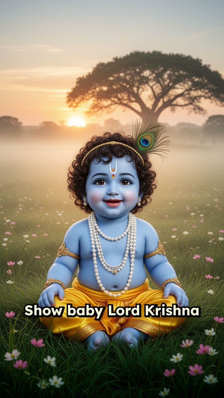 Good Morning with Baby Krishna