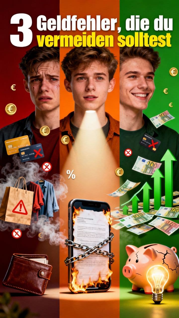 3 Geldfehler, die du vermeiden solltest