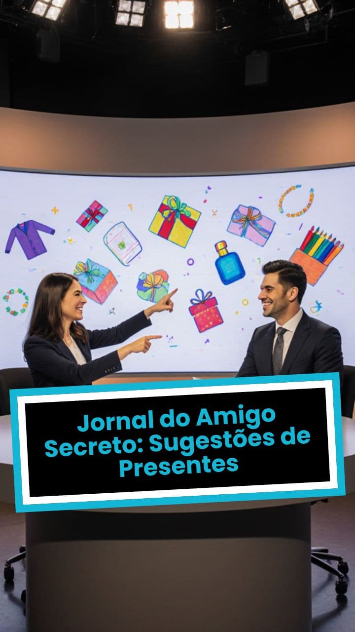 Jornal do Amigo Secreto: Sugestões de Presentes
