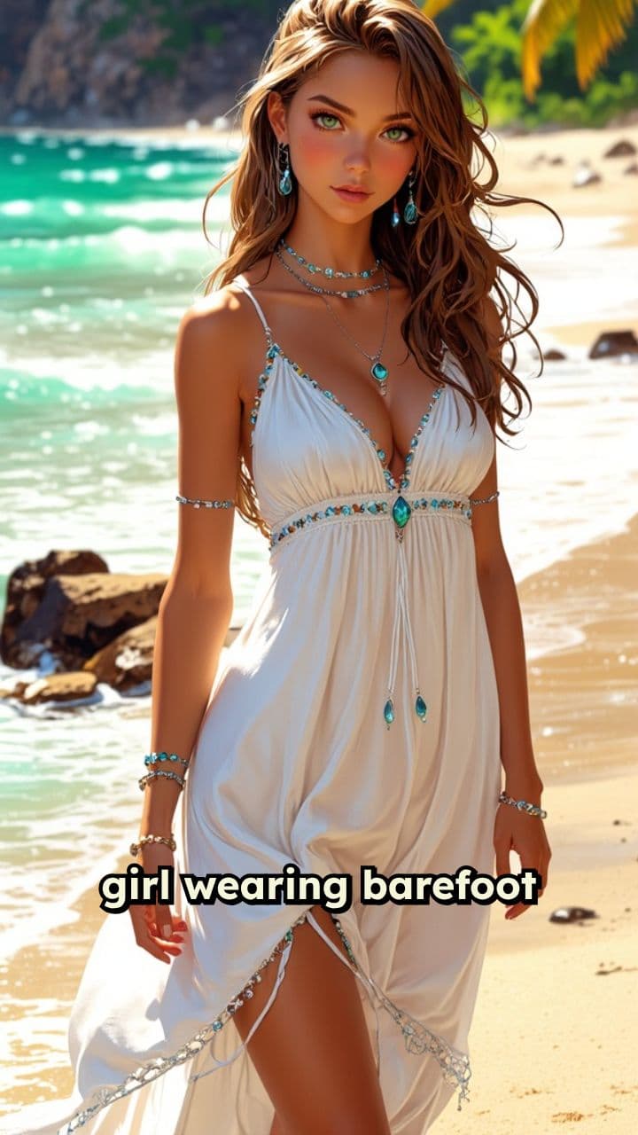 Barefoot Sandals Adornment for Girls