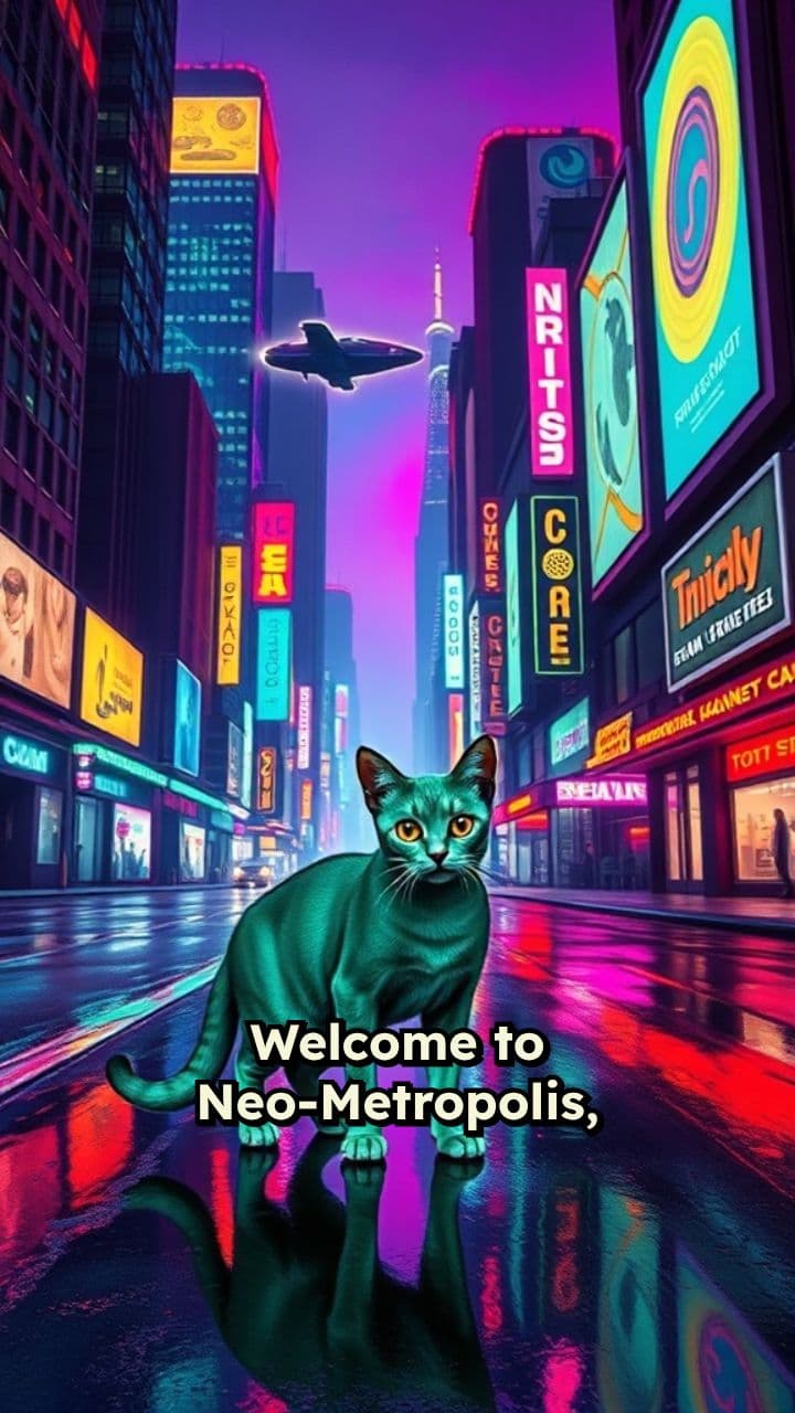 Neon Cat's Rave Odyssey