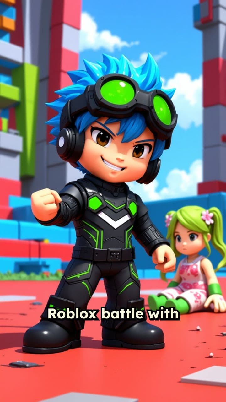 Sammy's Victory in Roblox Battle