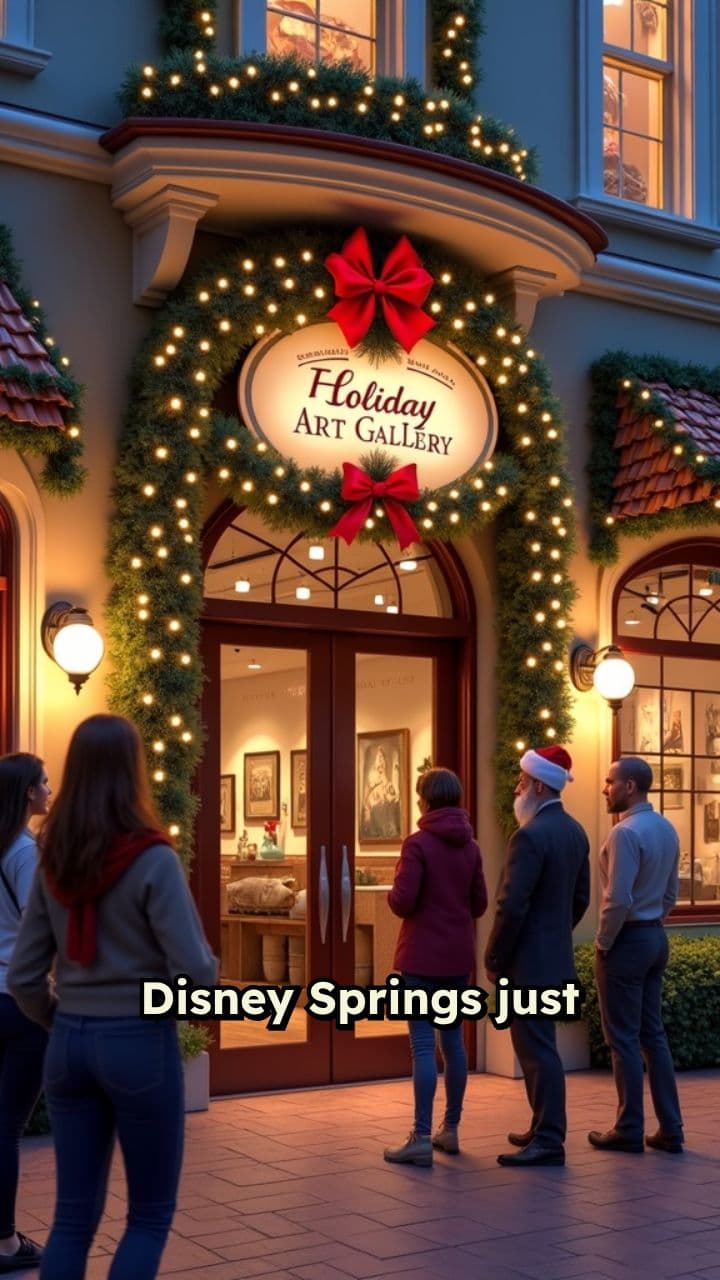 Holiday Art Gallery Opens at Disney Springs