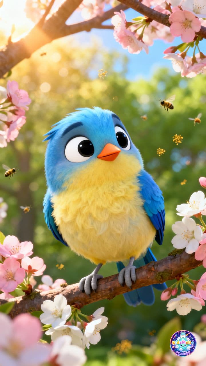 चिड़िया रानी स्कूल जाती है