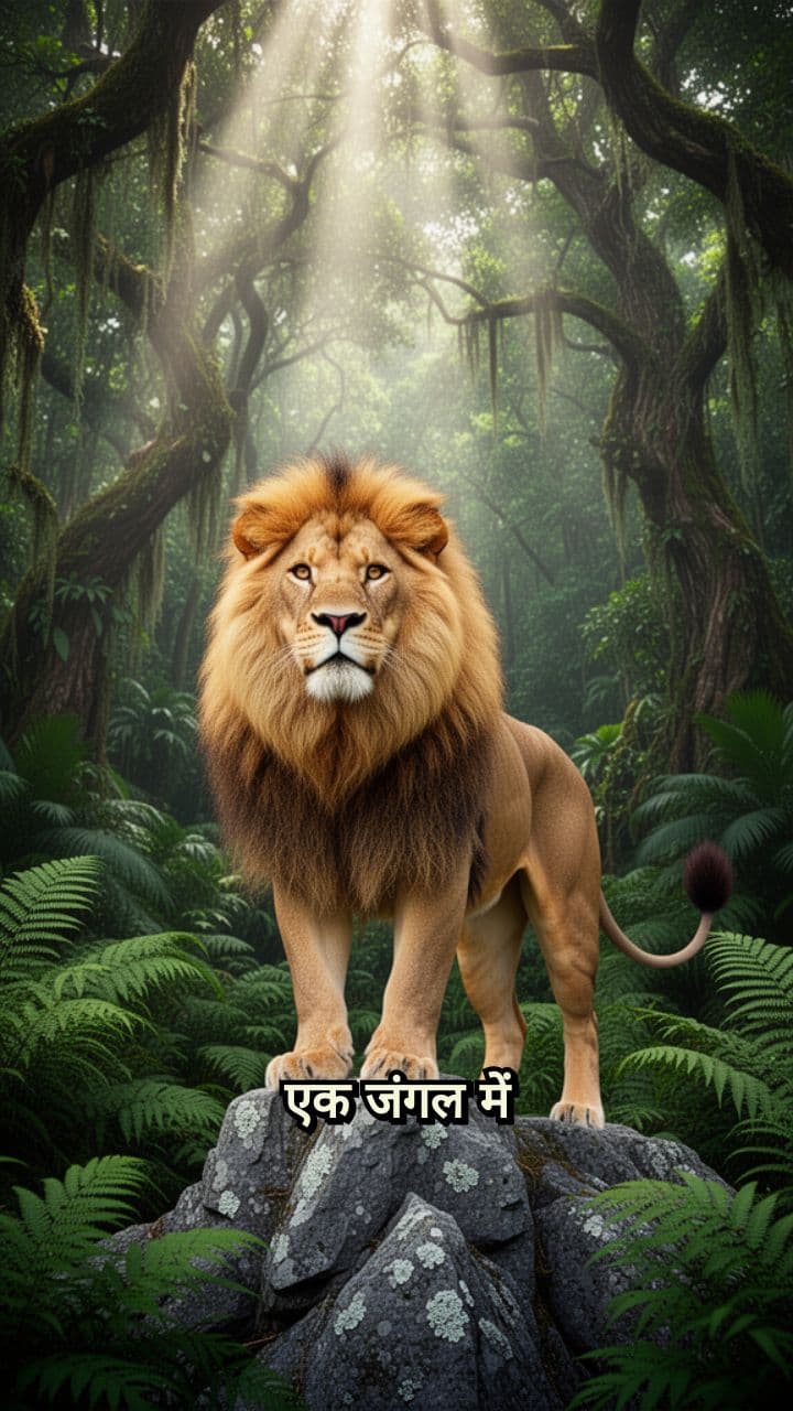 शेर और तोते की कहानी