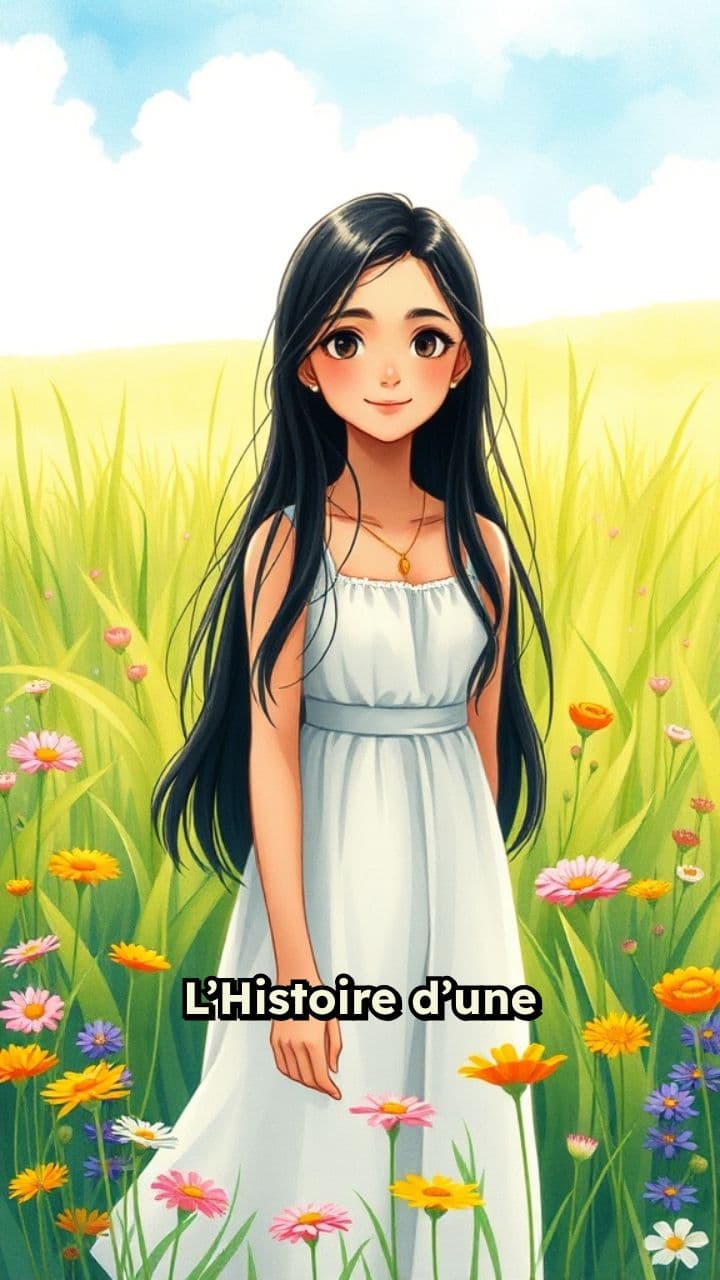 L'anniversaire d'une fille lumineuse