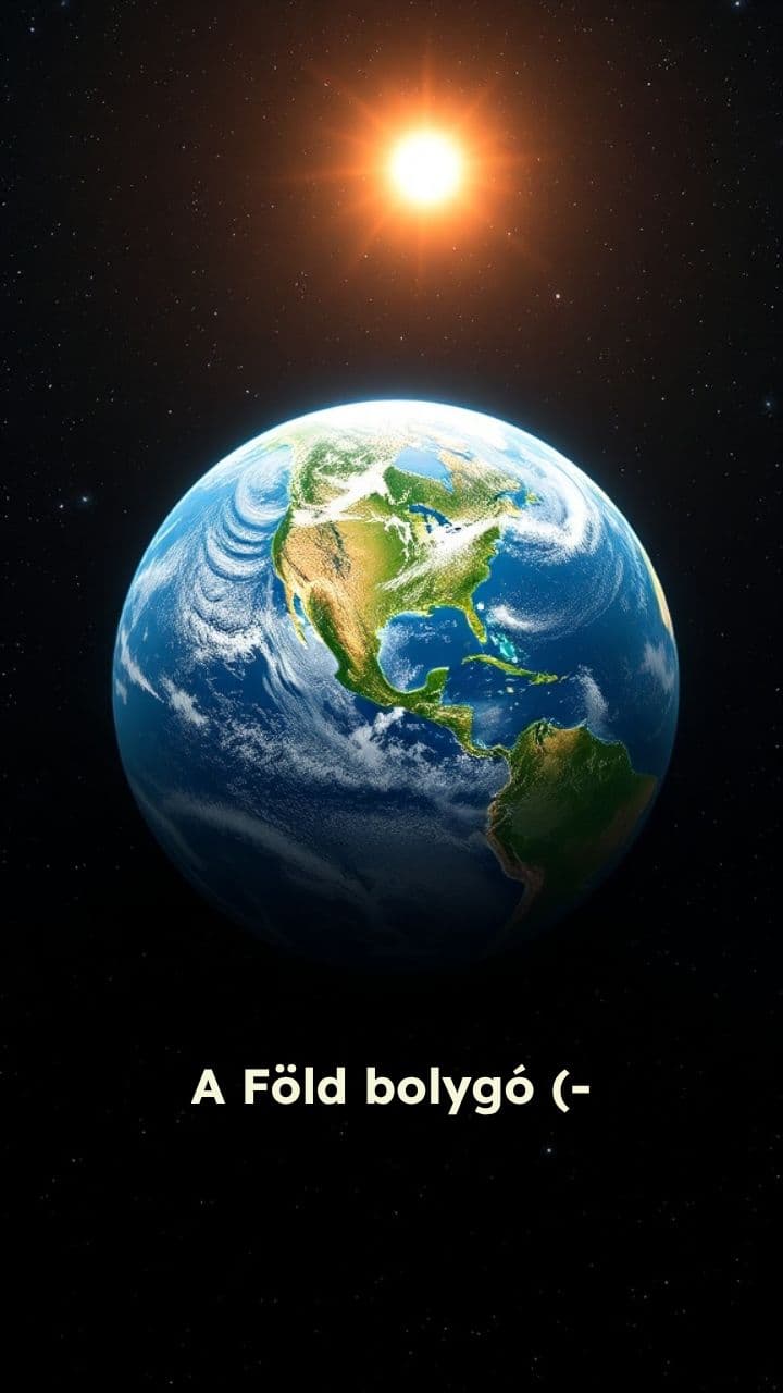 A Föld forgása műholdról