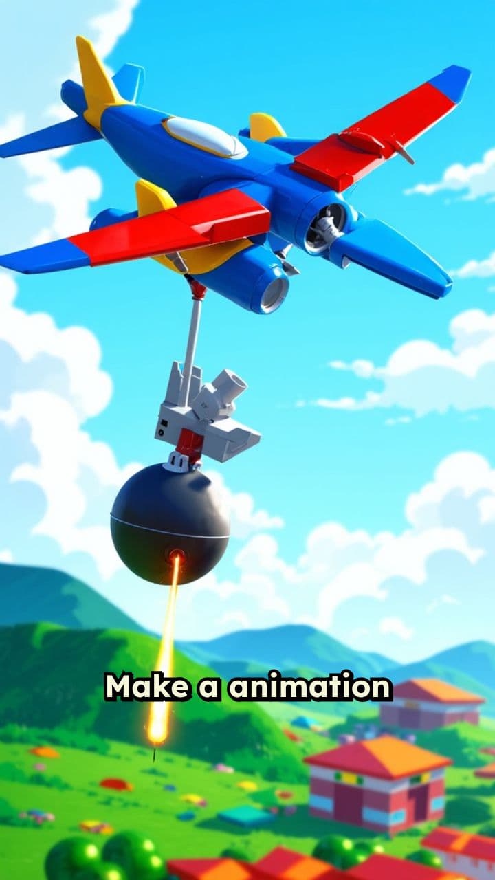 Roblox Plane Bomb Drop Animation