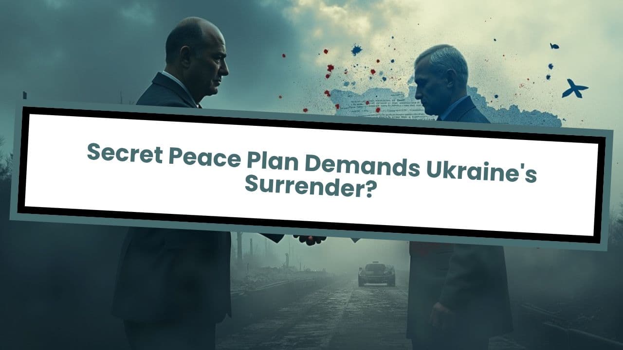 Secret Peace Plan Demands Ukraine's Surrender?