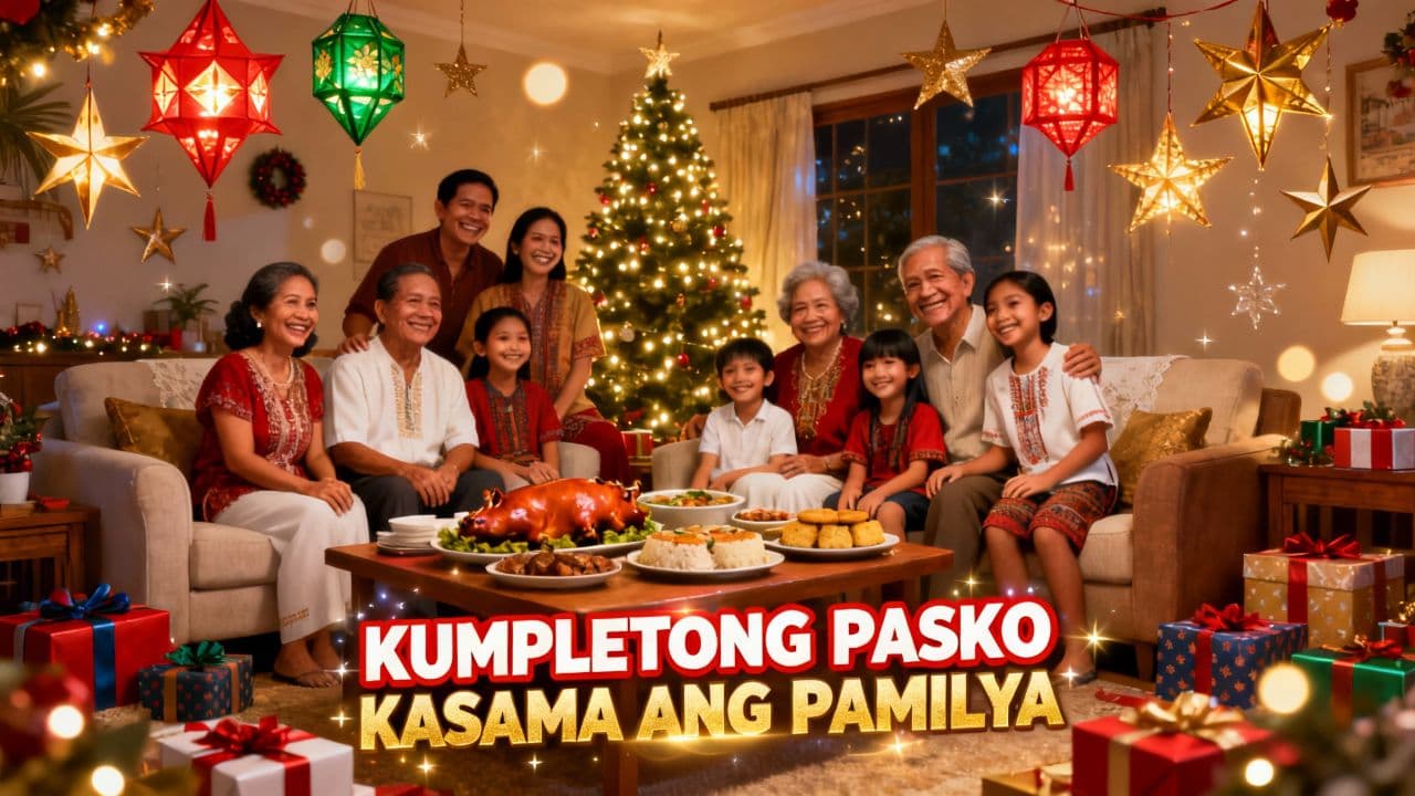 Kumpletong Pasko kasama ang Pamilya
