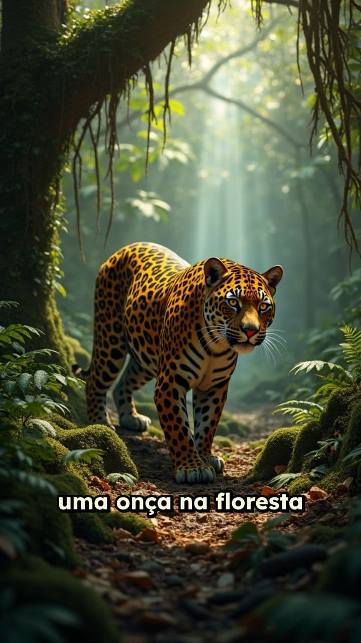 Onça na Floresta