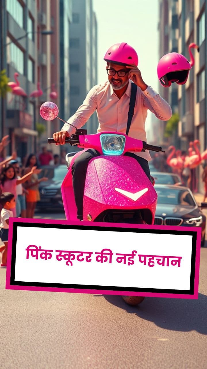 पिंक स्कूटर की नई पहचान