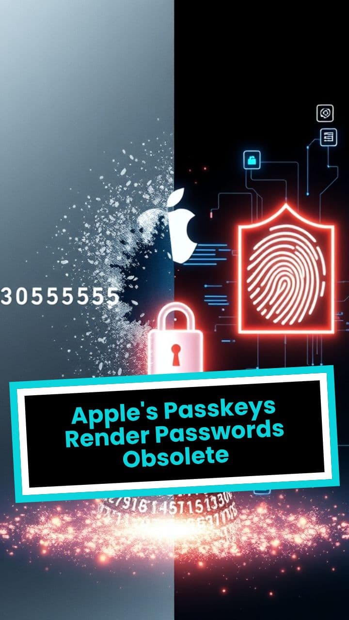 Apple's Passkeys Render Passwords Obsolete