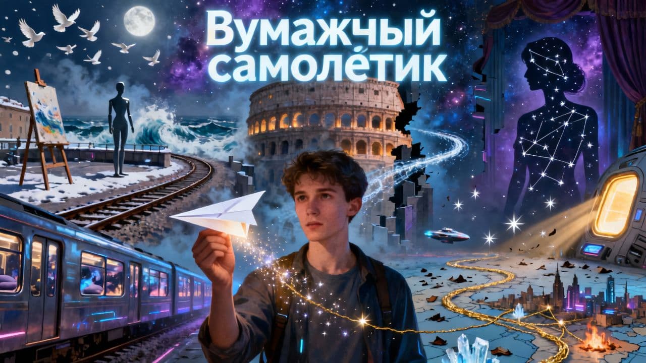 Бумажный самолётик