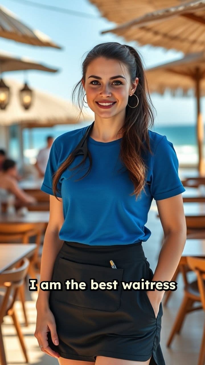 Goddess in a Waitress Uniform