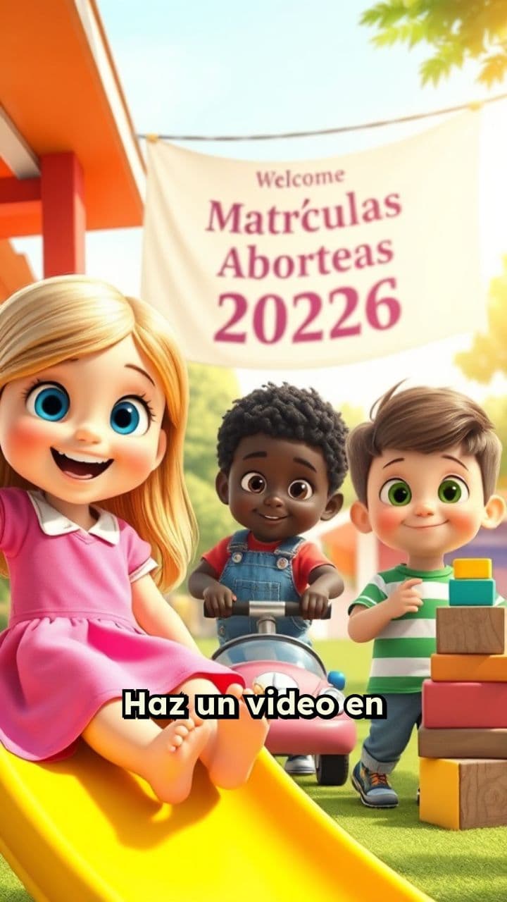 ¡Matrículas Abiertas 2026 en Nuestro Jardín!