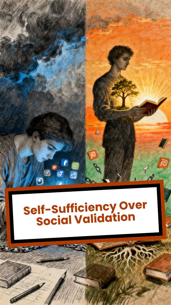 Self-Sufficiency Over Social Validation