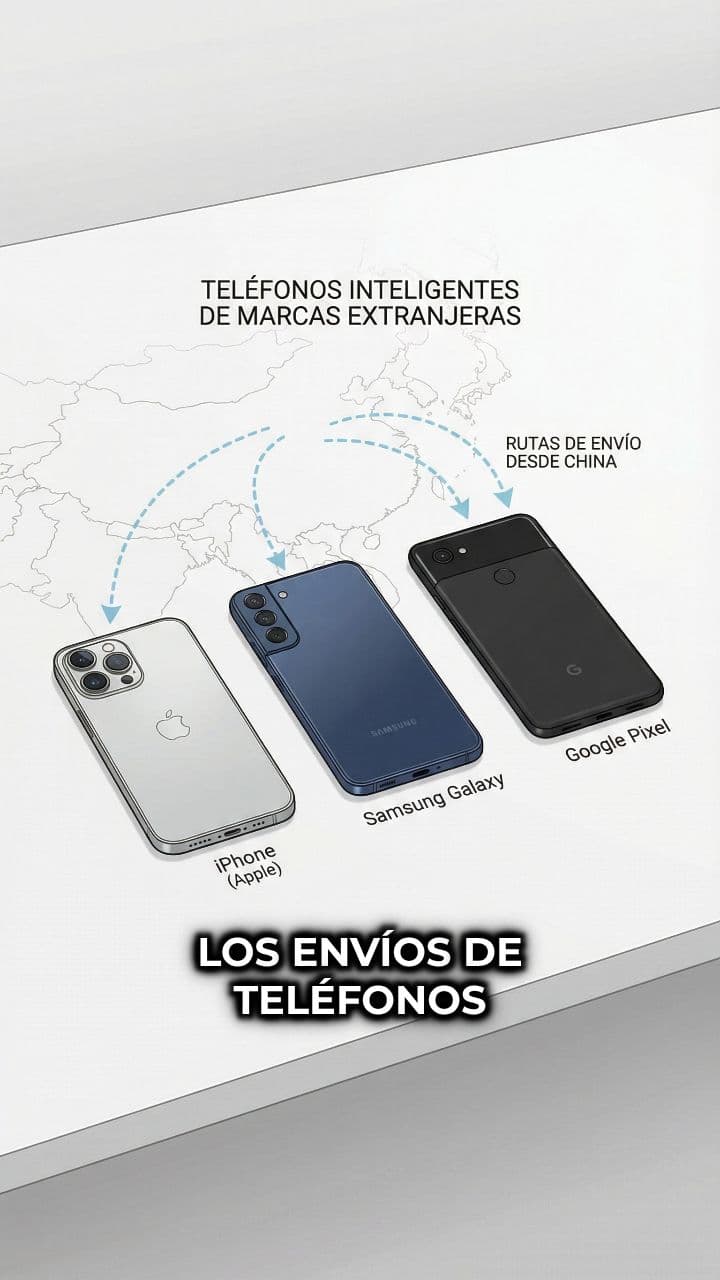 Crecen envíos de teléfonos extranjeros en China