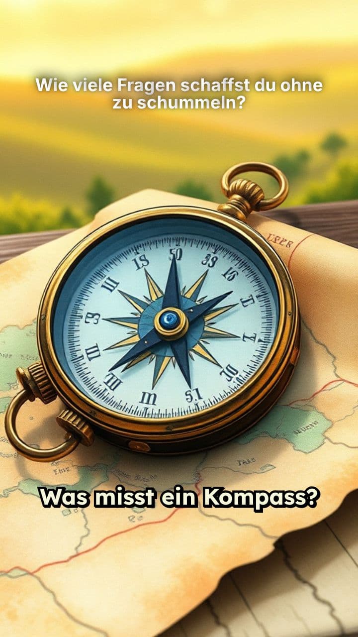 Wie viele Fragen schaffst du ohne zu schummeln?