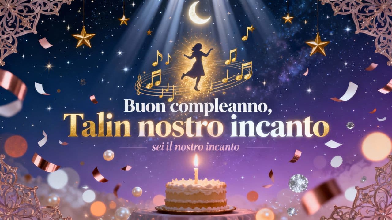 Buon compleanno, Talin nostro incanto