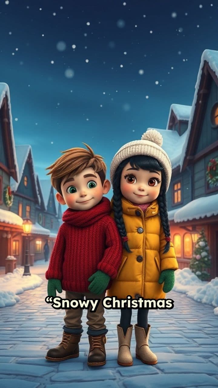 Magical Snowy Christmas Village