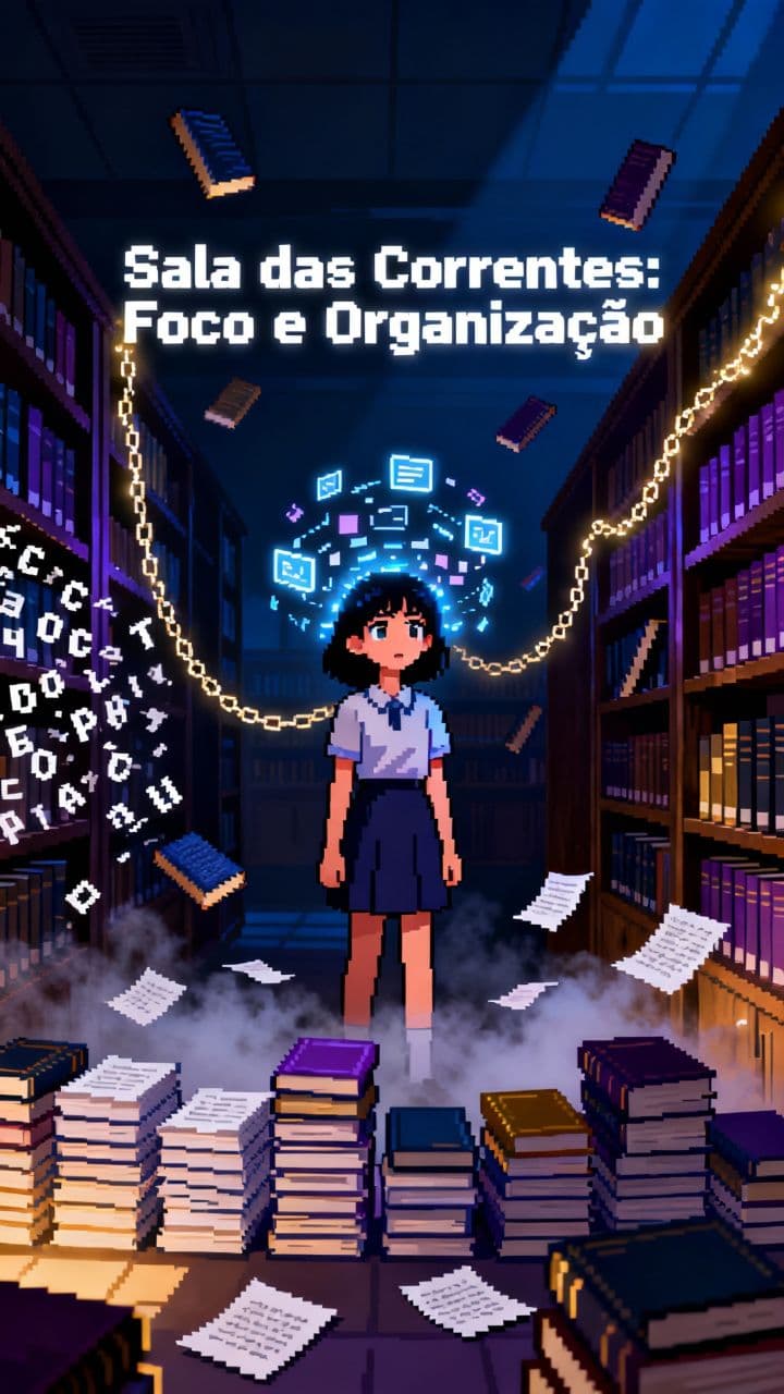 Sala das Correntes: Foco e Organização