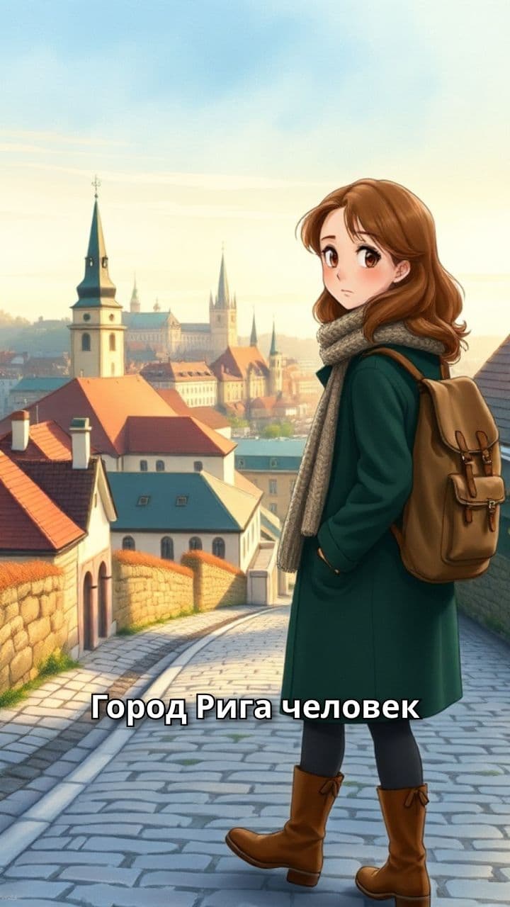 Человек покидает Ригу