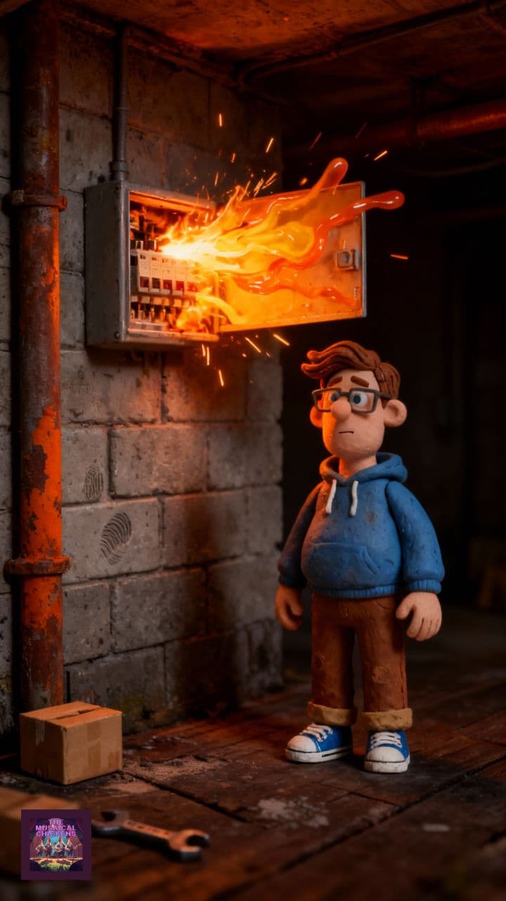 My Electrician is Straight Up Chicken