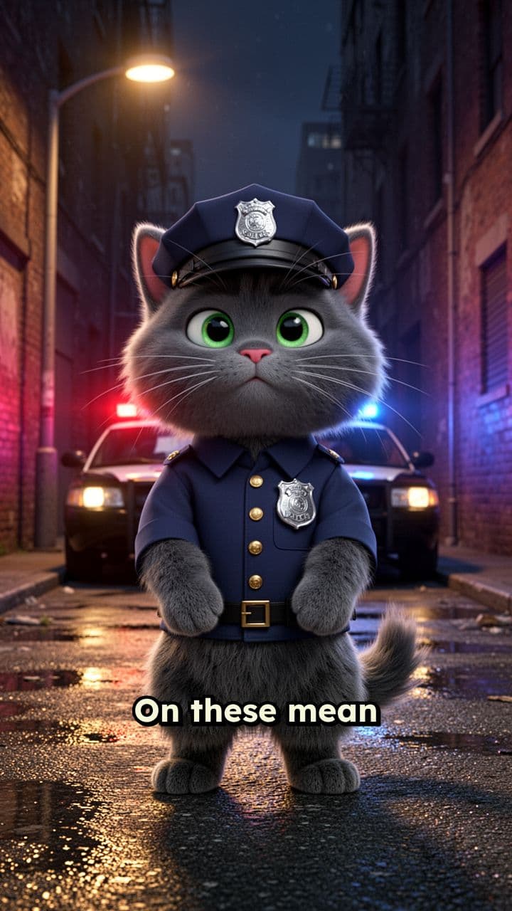 Officer Whiskers: The Paw of the Law