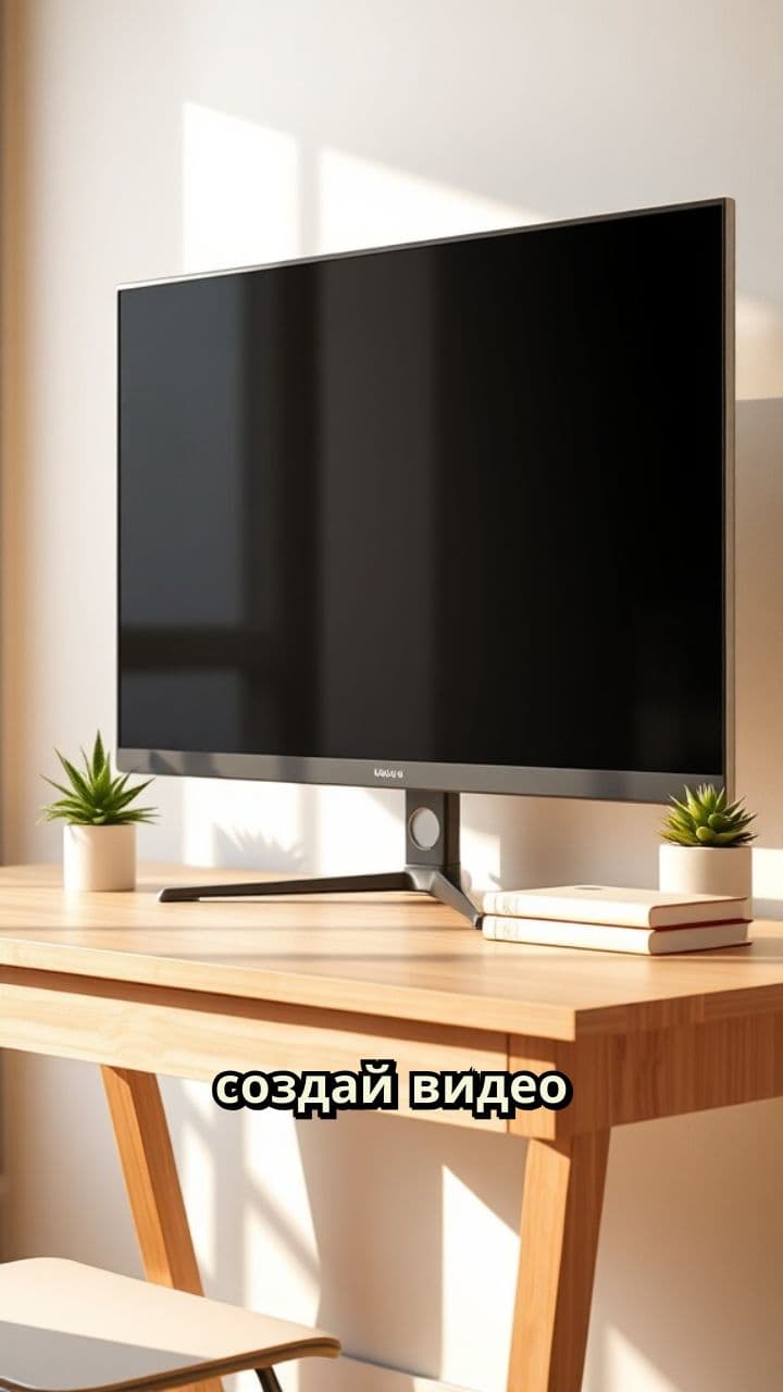 Телевизор на эстетичном фоне