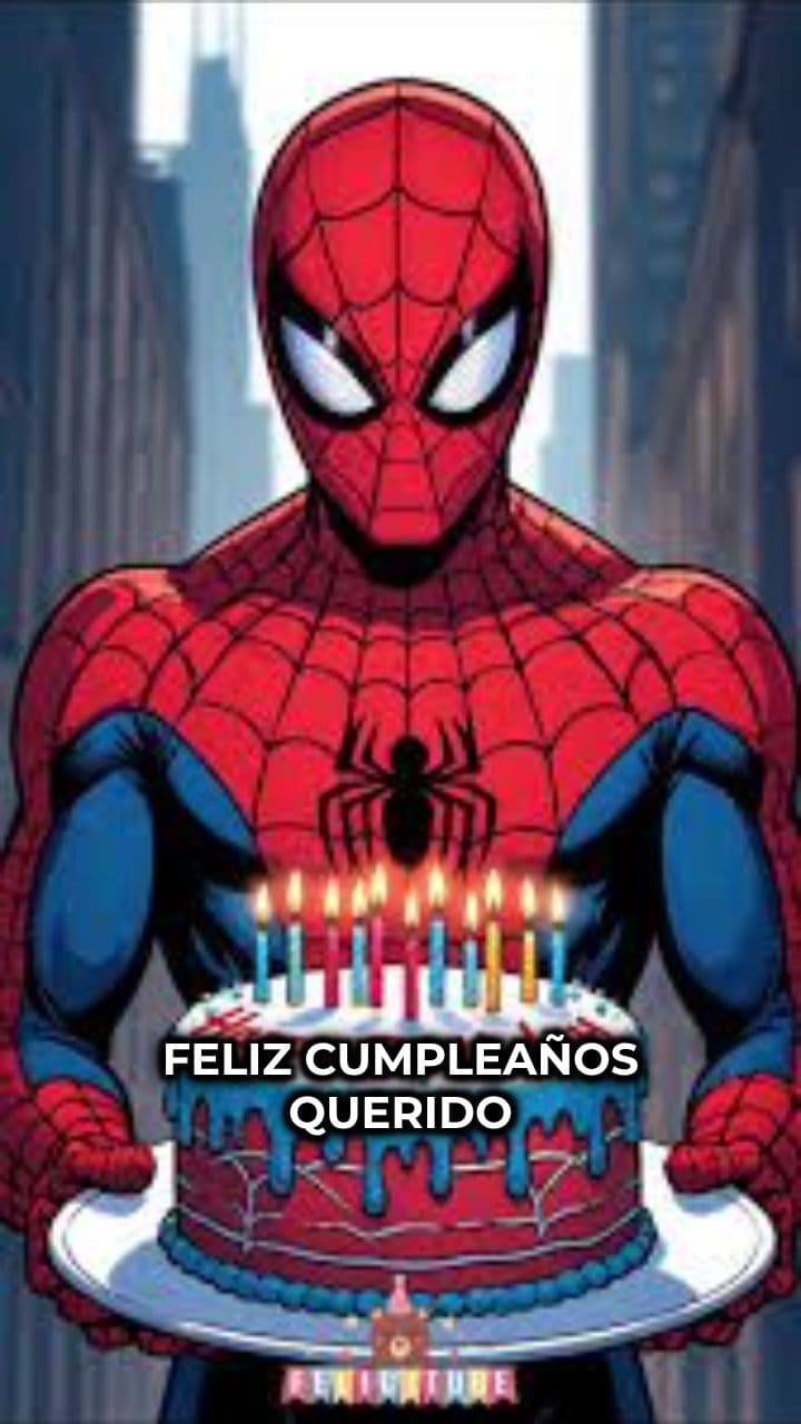Feliz Cumpleaños Hugo - Spider-Man