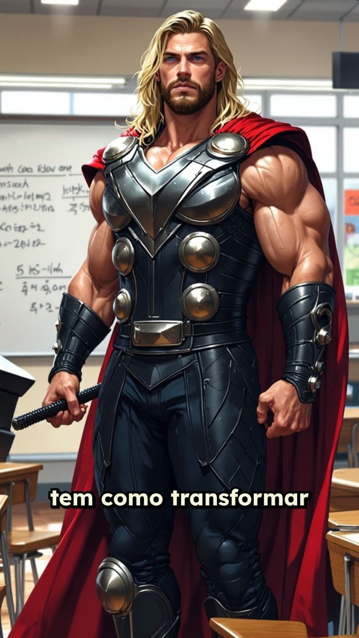 Transformar imagem em Thor na sala de aula