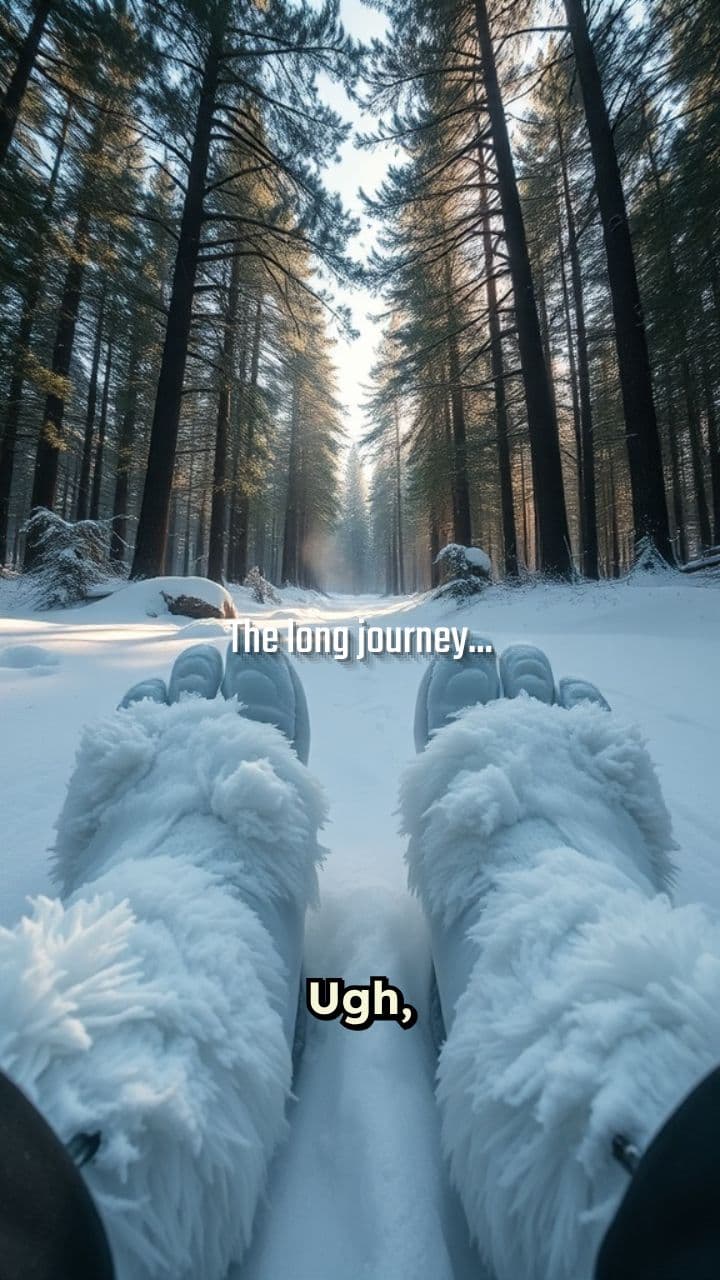 Yeti's Morning Chase