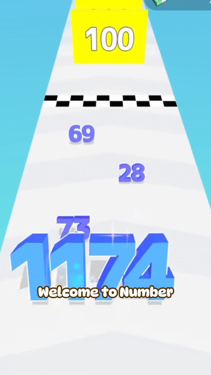 Number Runner: Start at 39