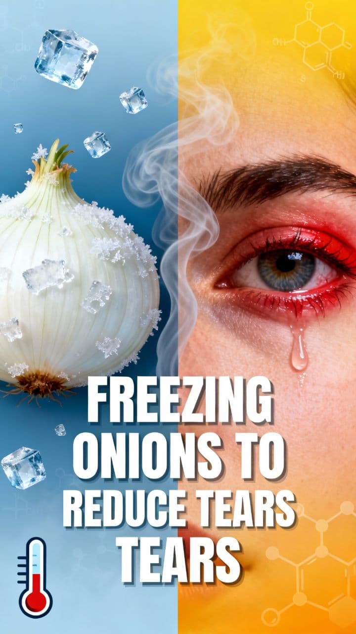 Freezing Onions to Reduce Tears