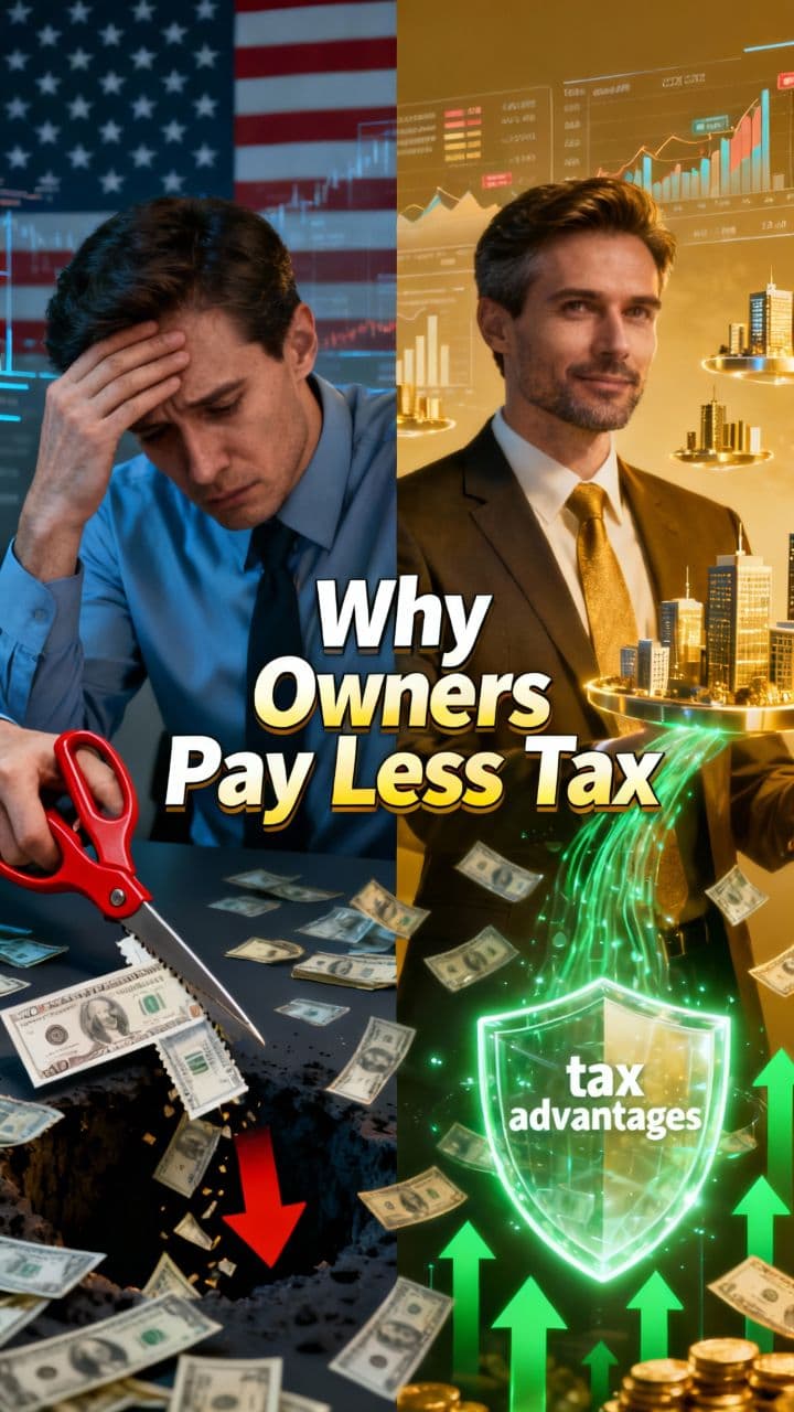 Why Owners Pay Less Tax